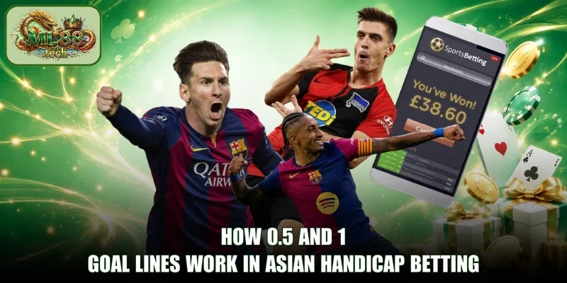 How 0.5 and 1-goal lines work in Asian handicap betting