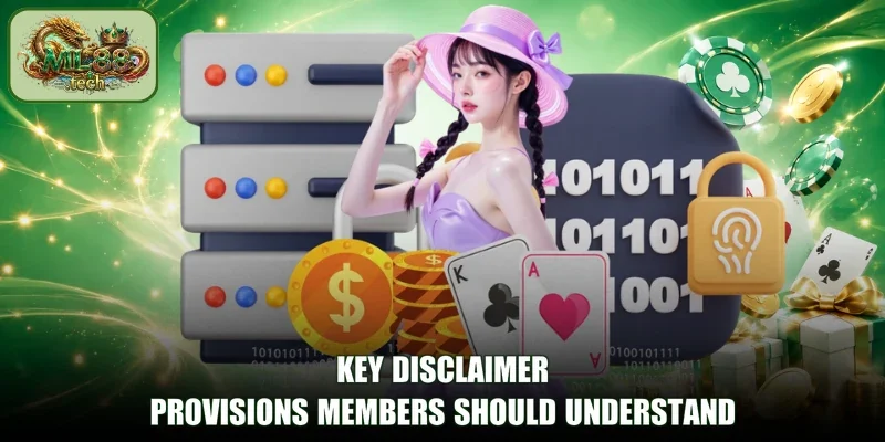Key Disclaimer provisions members should understand