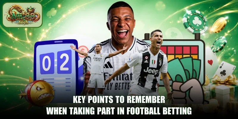 Key points to remember when taking part in football betting