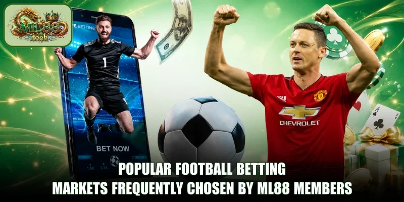 Popular football betting markets frequently chosen by ML88 members
