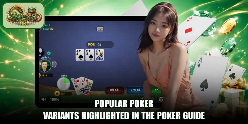 Popular Poker Variants Highlighted in the Poker Guide
