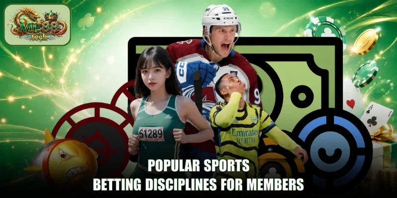 Popular Sports betting disciplines for members