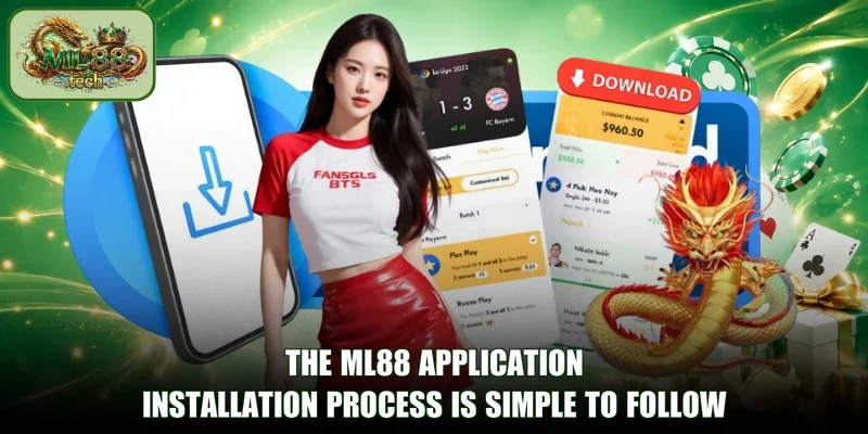 The ML88 application installation process is simple to follow
